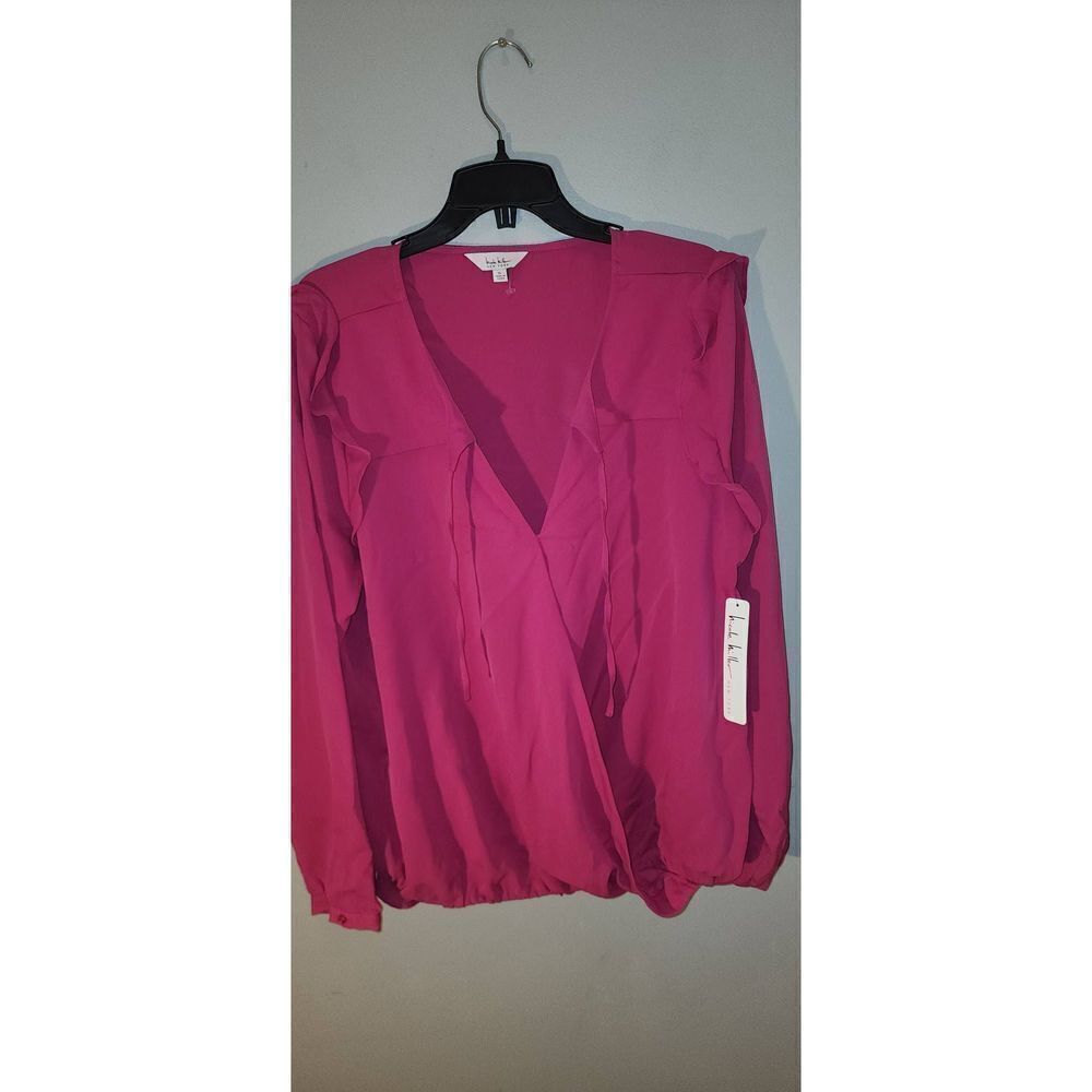 Nicole Miller  Fuschia Blouse